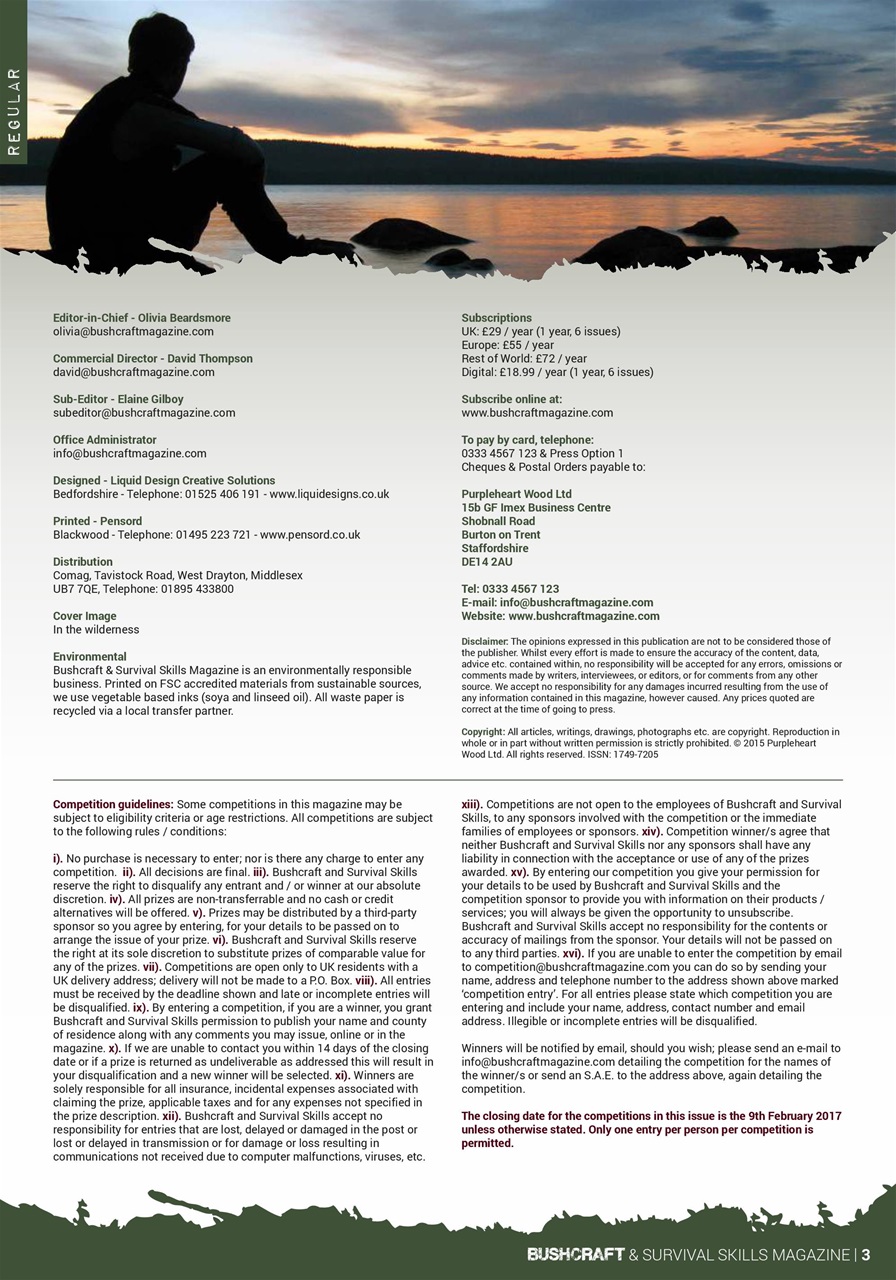 Bushcraft & Survival Skills Magazine Preview Pages