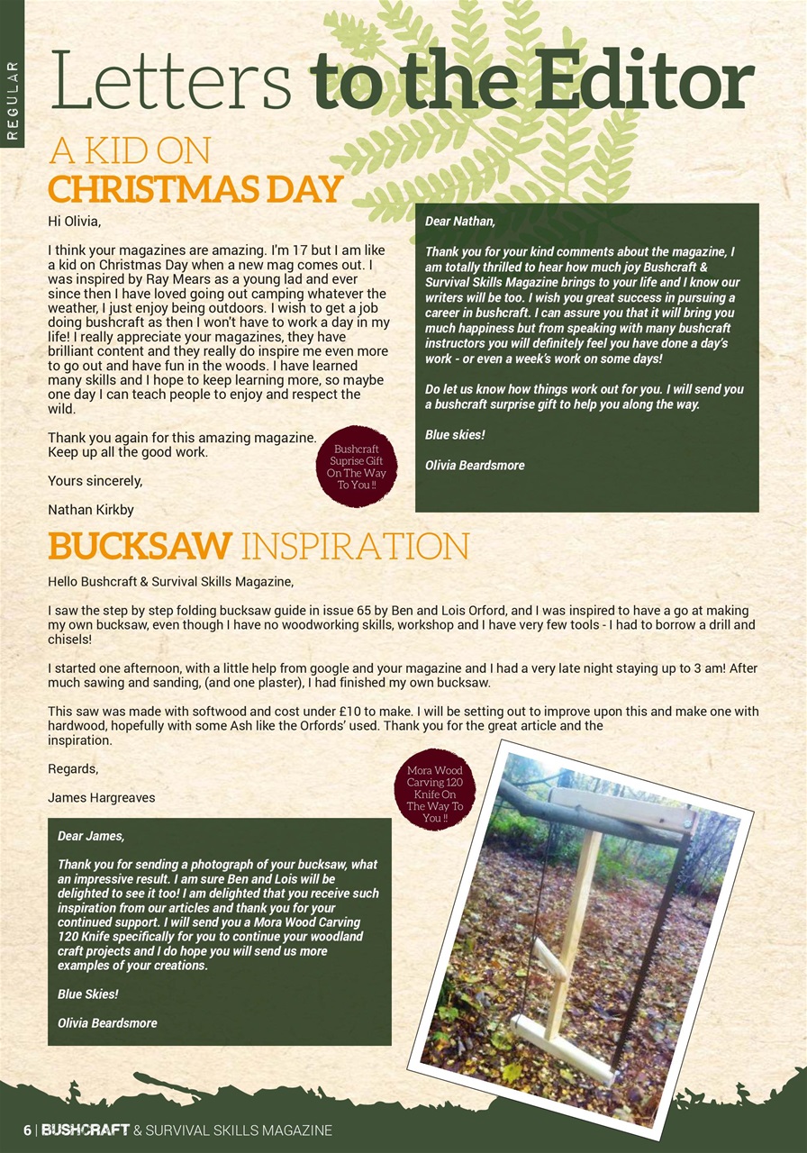 Bushcraft & Survival Skills Magazine Preview Pages