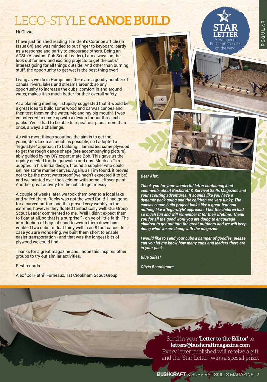 Bushcraft & Survival Skills Magazine Preview Pages