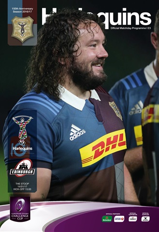 Harlequins issue Harlequins V Edinburgh Rugby