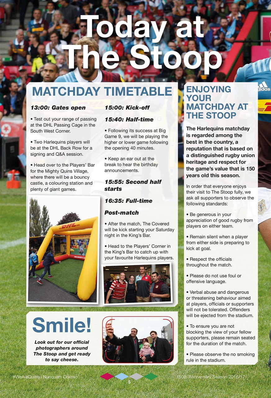 Harlequins Preview Pages