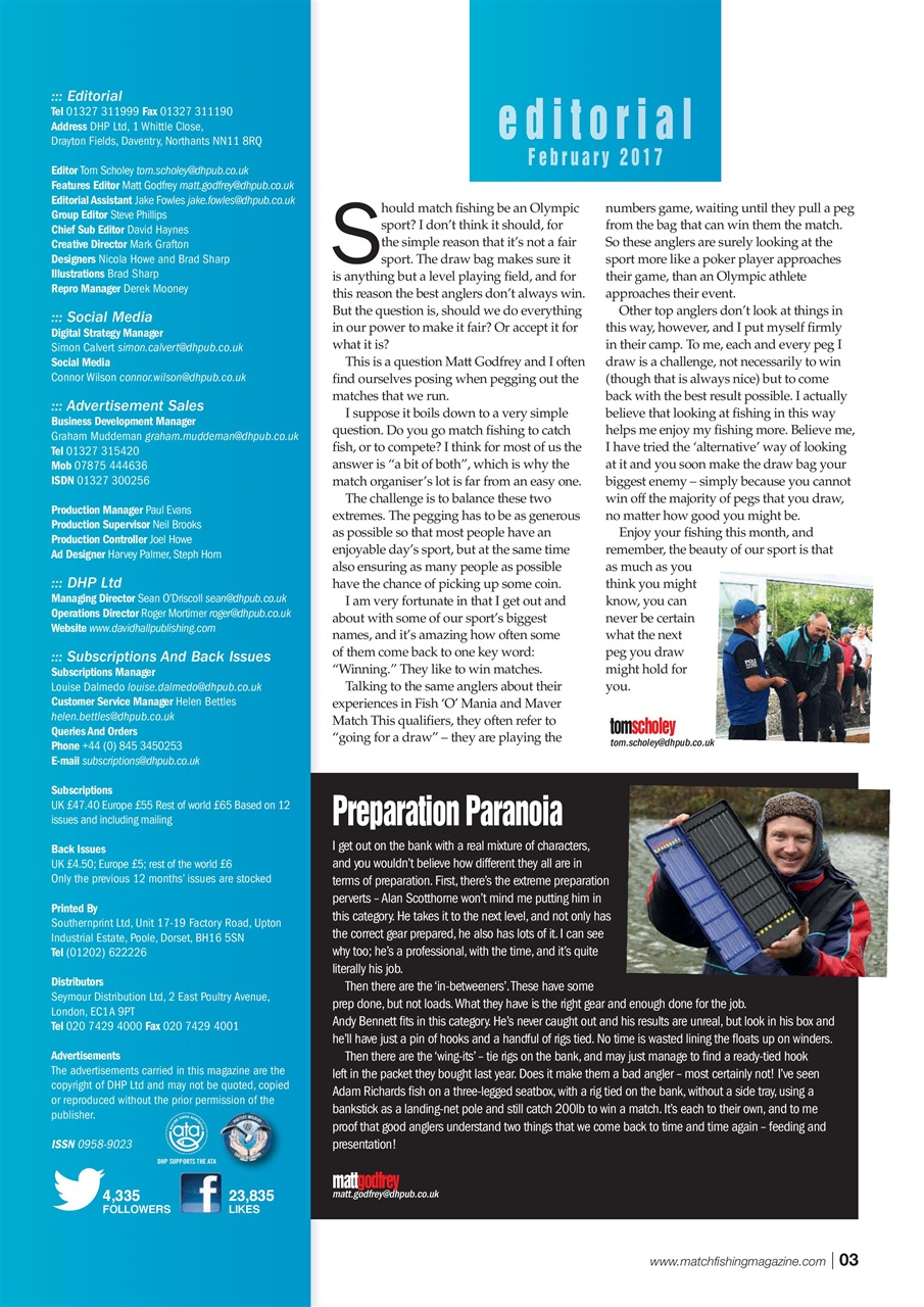 Match Fishing Preview Pages