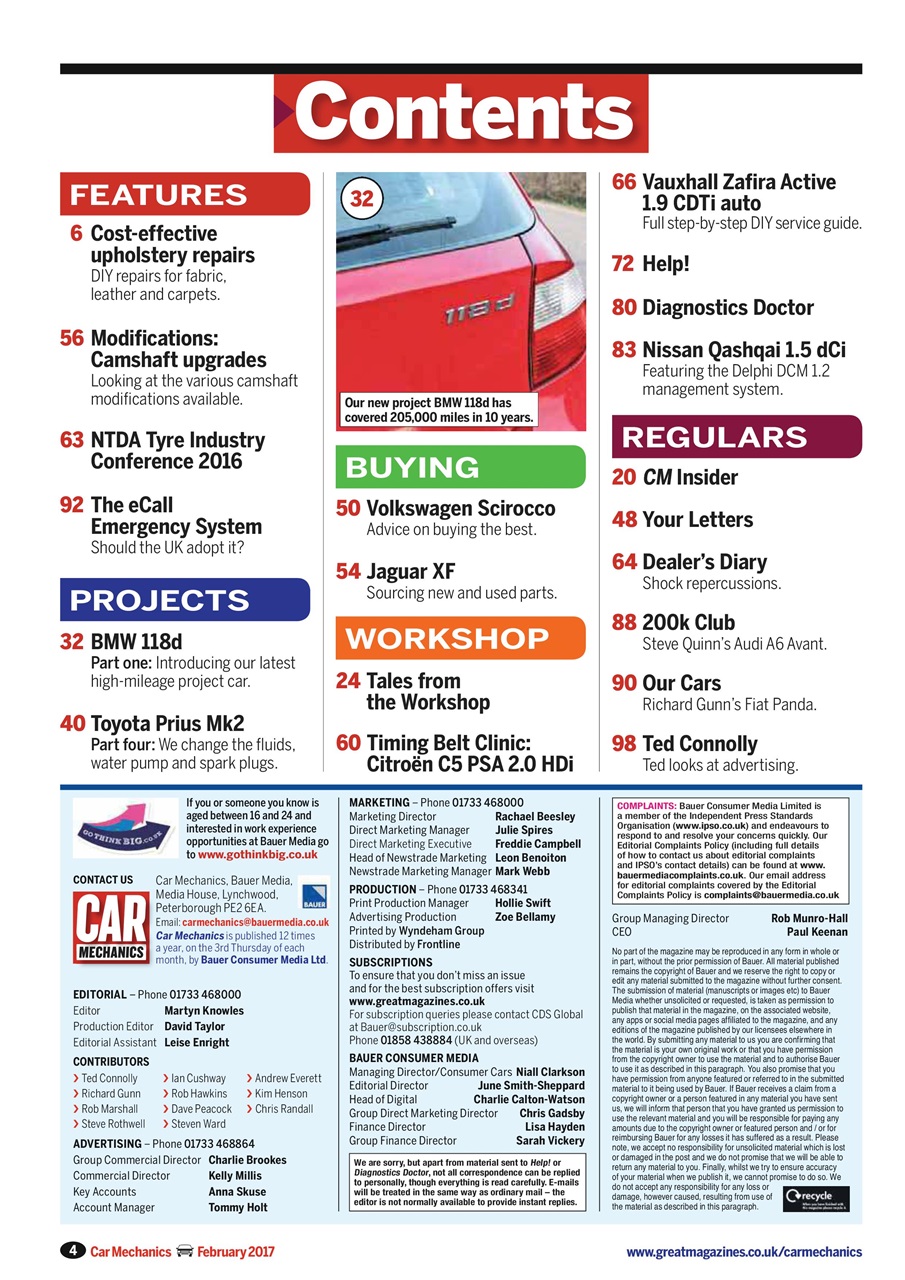 Car Mechanics Preview Pages