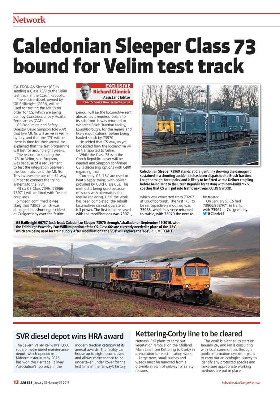 Rail Preview Pages