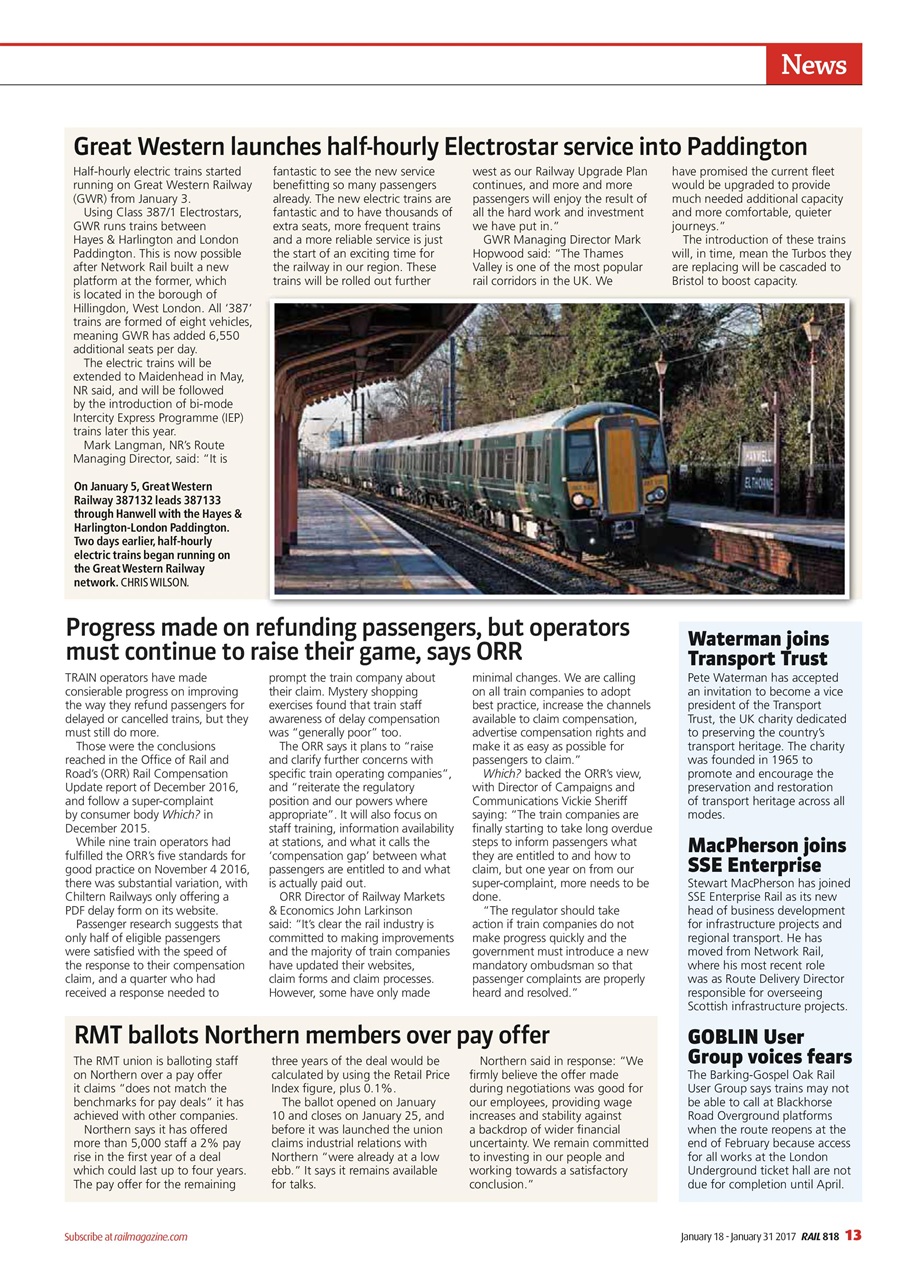 Rail Preview Pages