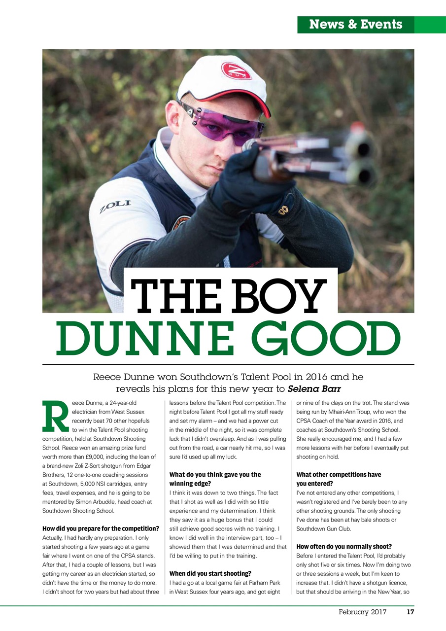 Clay Shooting Preview Pages