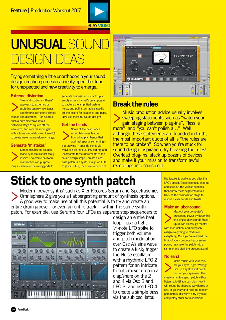 Future Music Preview Pages