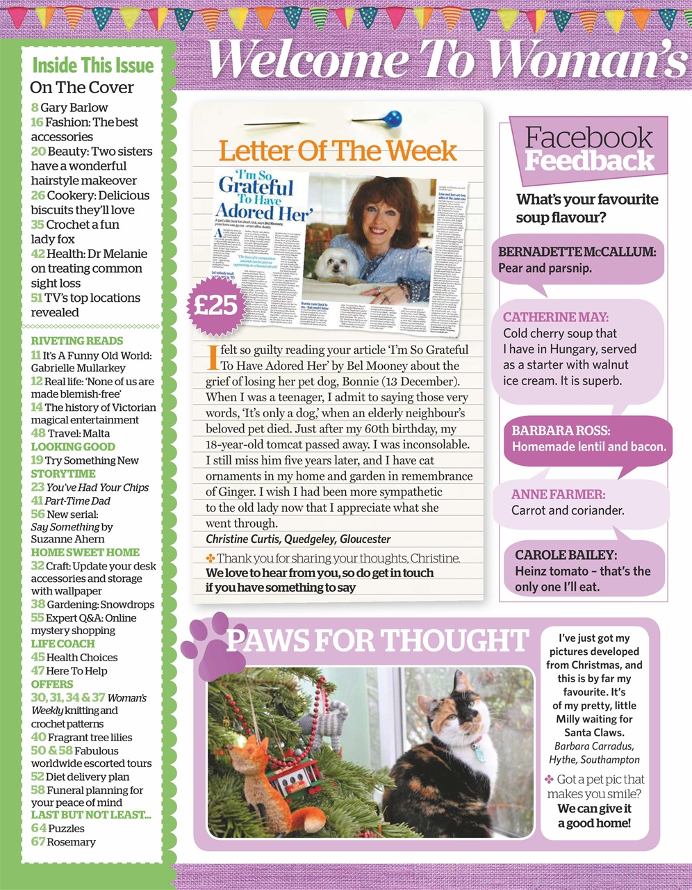 Woman's Weekly Preview Pages