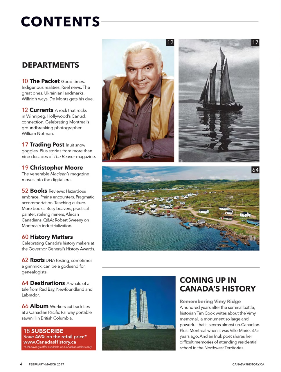 Canada's History Preview Pages