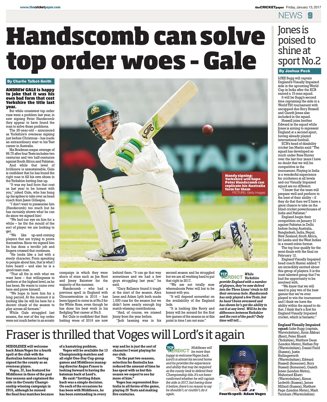 The Cricket Paper Preview Pages