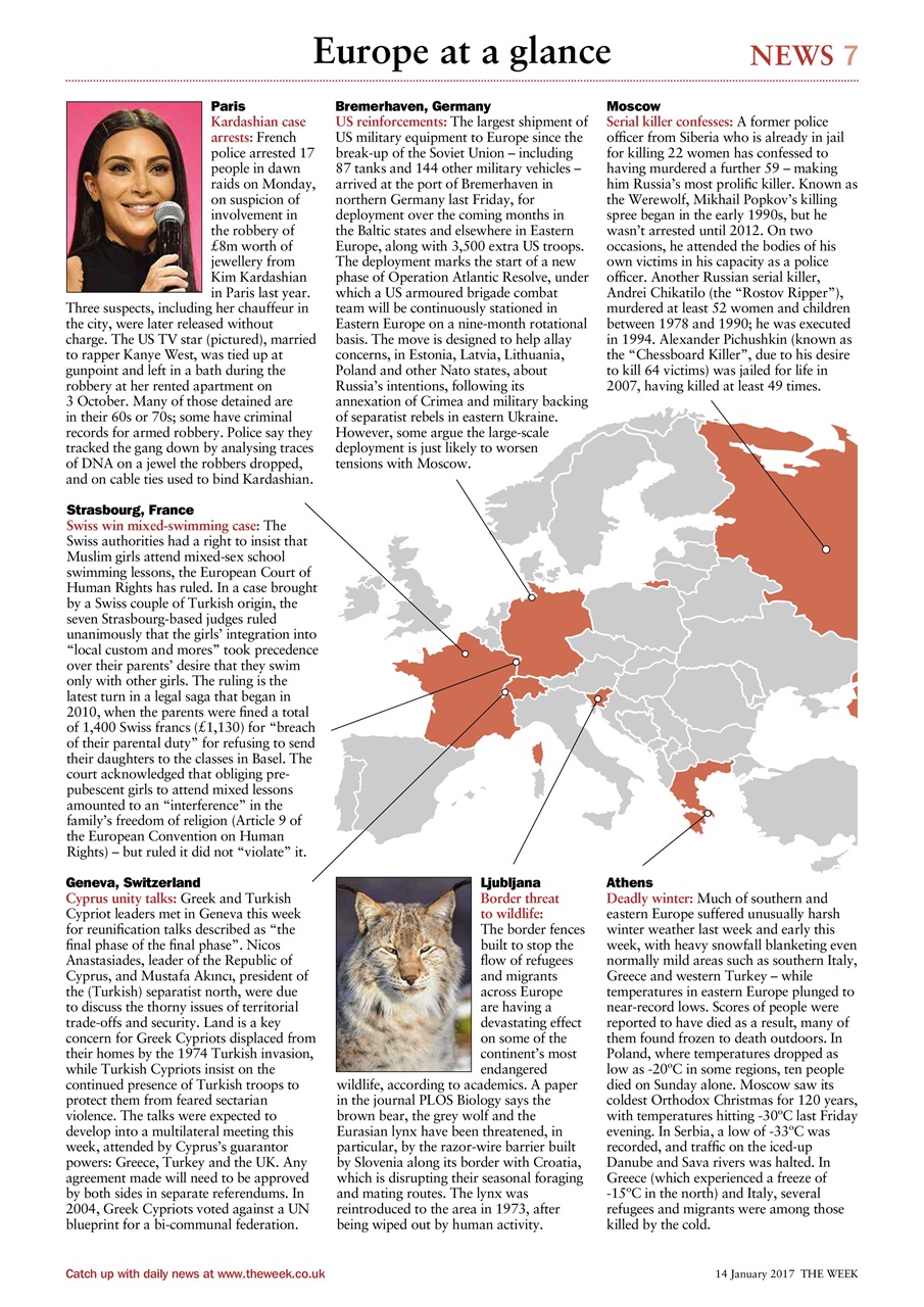 The Week Preview Pages