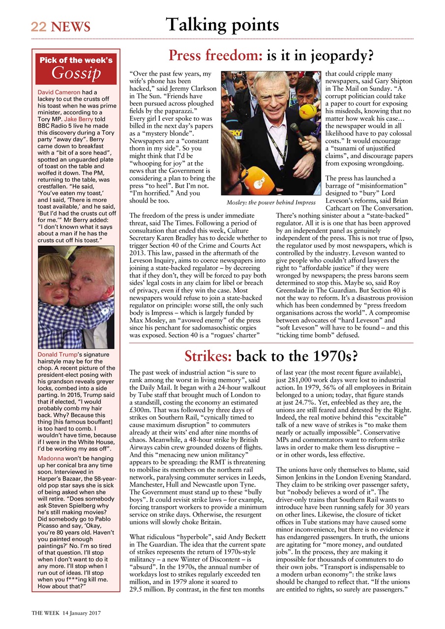 The Week Preview Pages