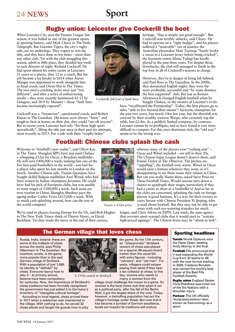 The Week Preview Pages