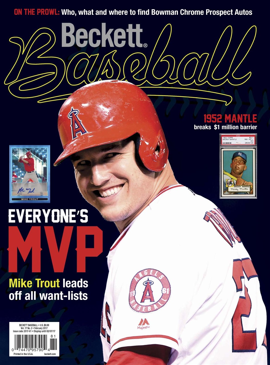 Beckett Baseball Magazine Preview Pages
