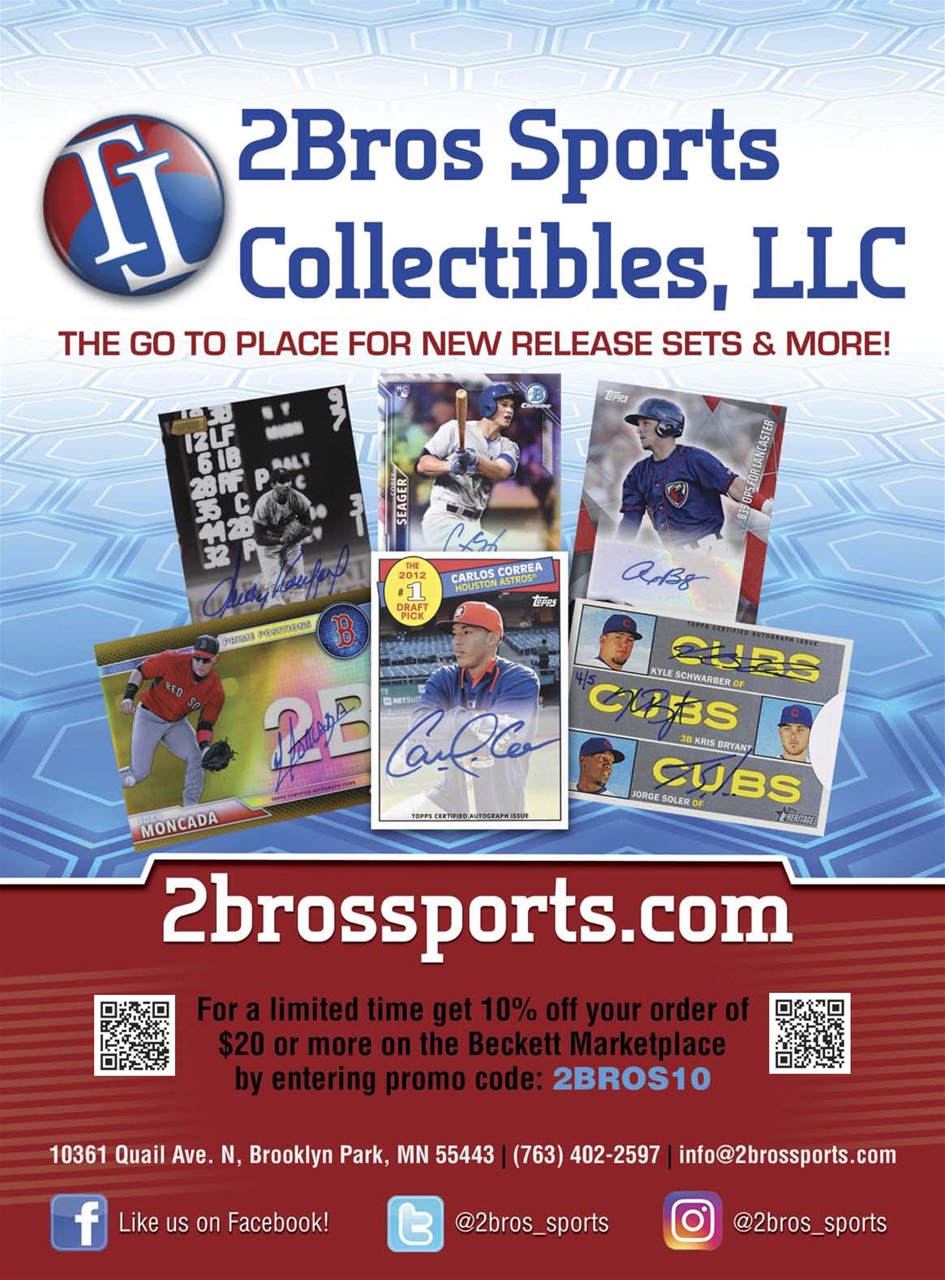 Beckett Baseball Magazine Preview Pages