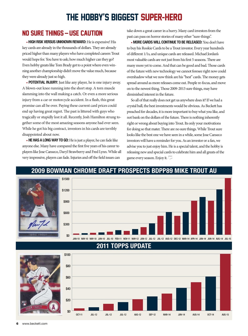 Beckett Baseball Magazine Preview Pages