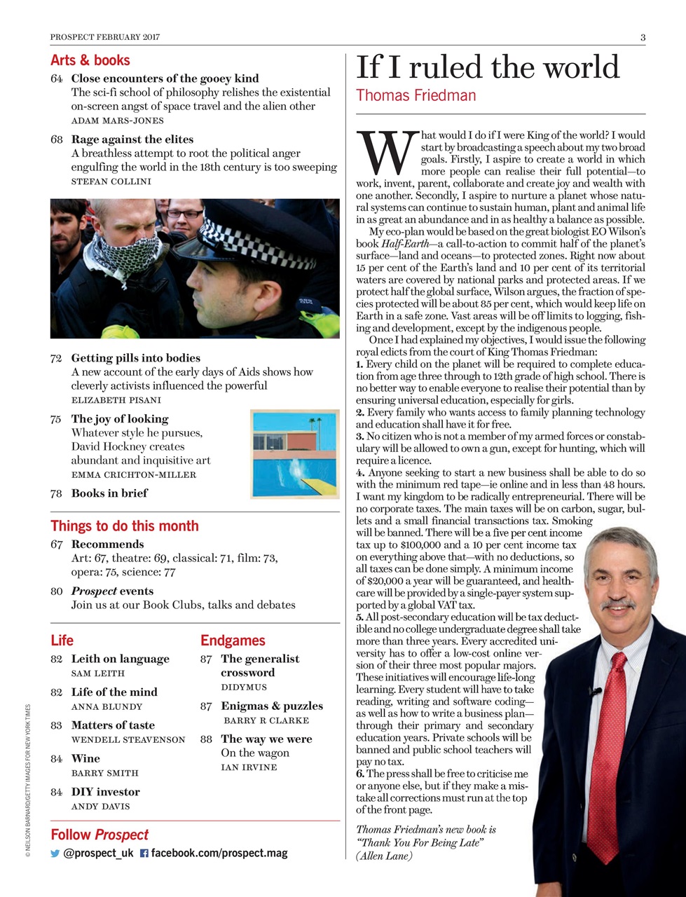 Prospect Magazine Preview Pages