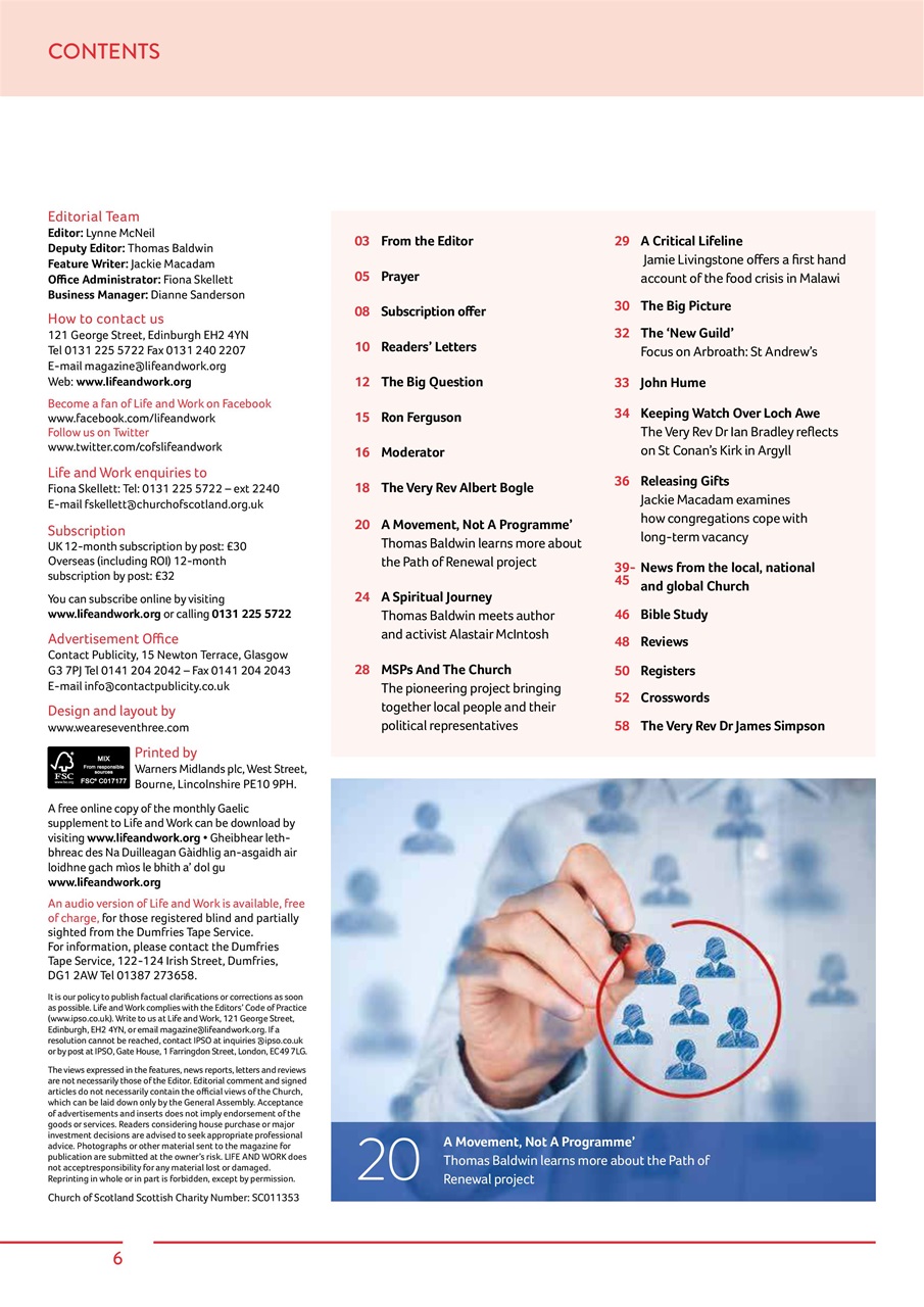 Life and Work Preview Pages