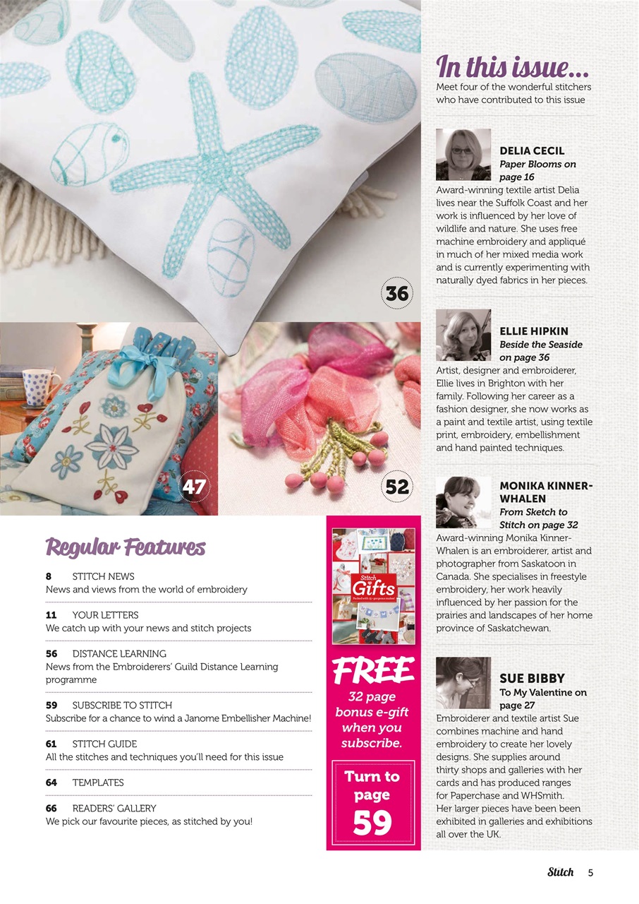 Stitch magazine Preview Pages