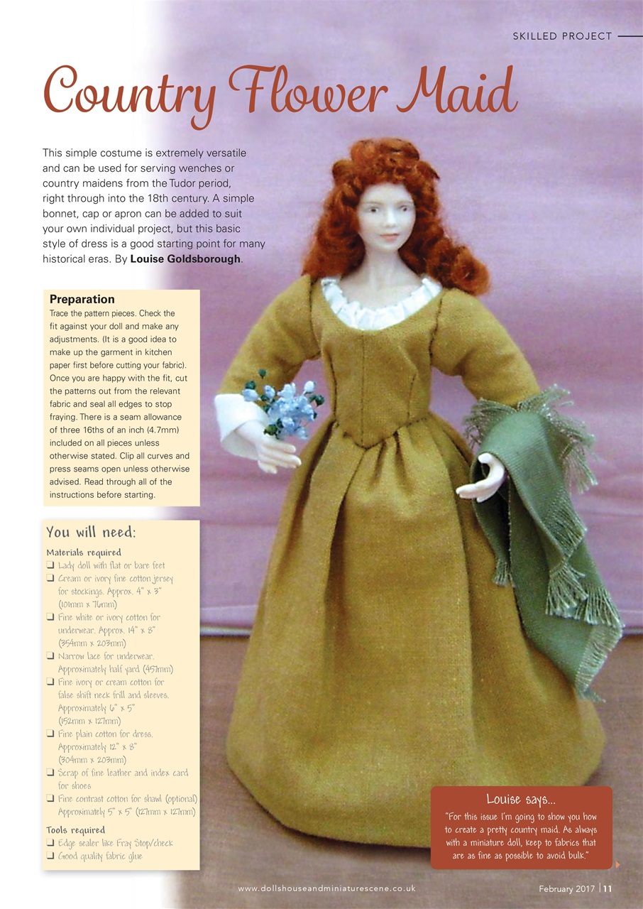 Dolls House and Miniature Scene Preview Pages