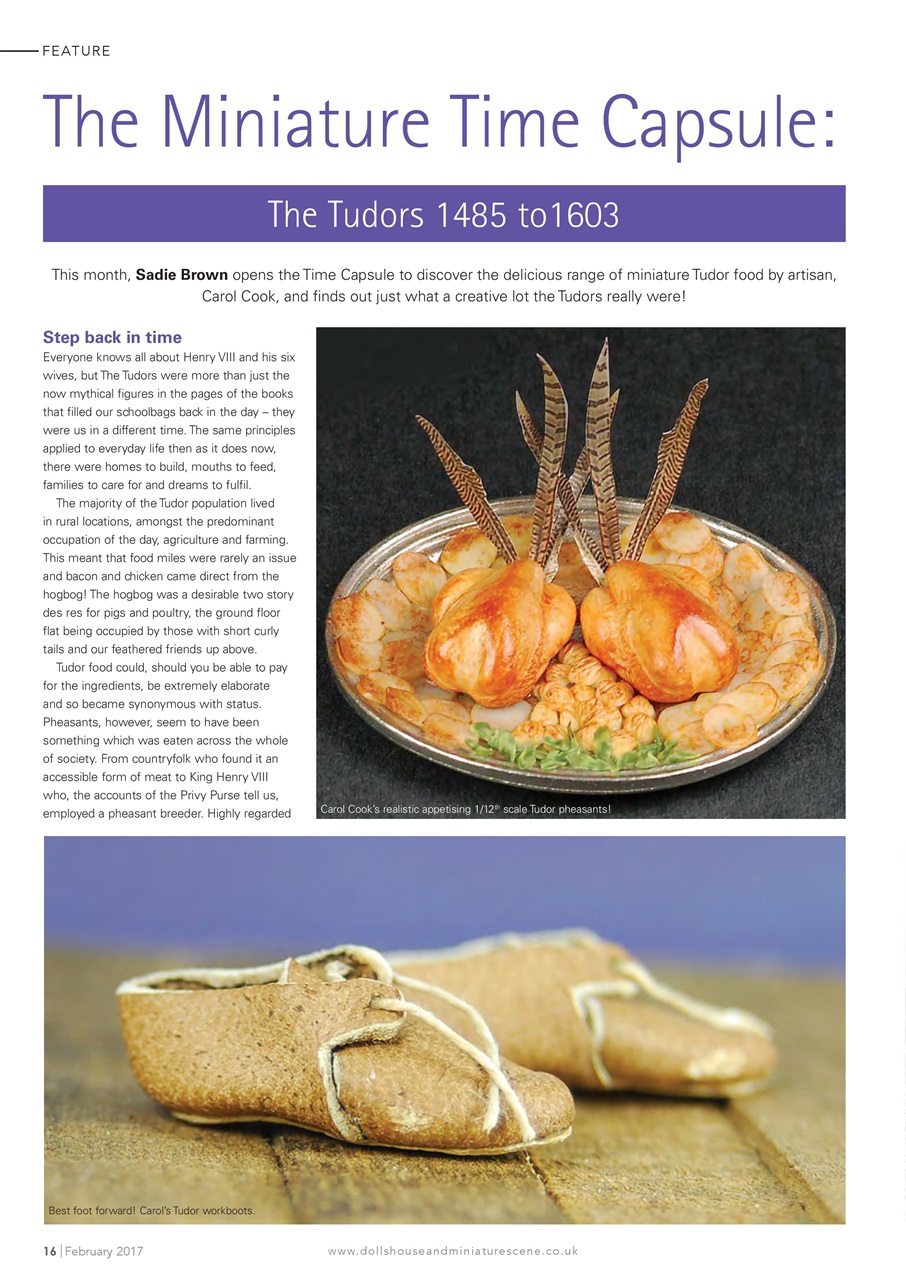 Dolls House and Miniature Scene Preview Pages