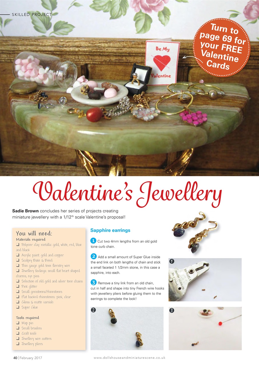 Dolls House and Miniature Scene Preview Pages