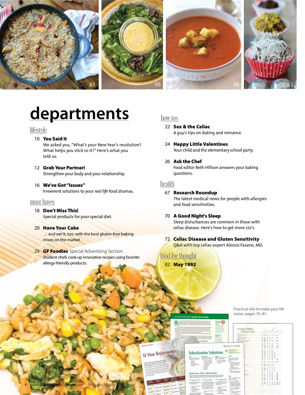 Gluten Free & More Preview Pages