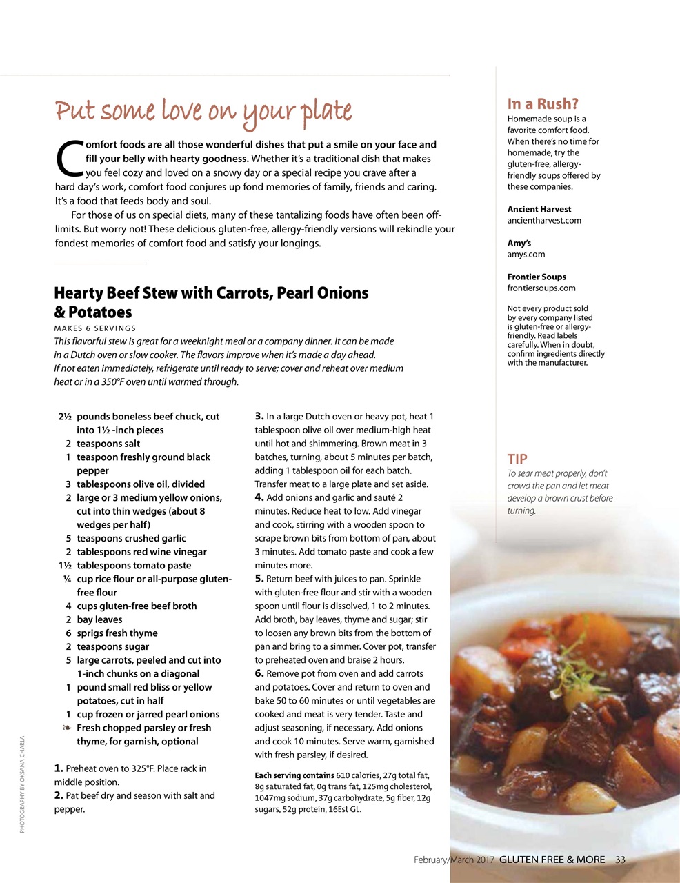 Gluten Free & More Preview Pages