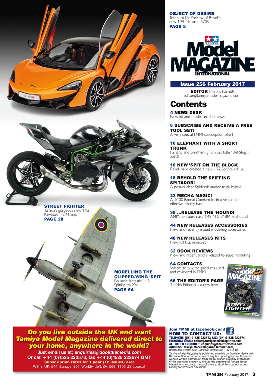 Tamiya Model Magazine Preview Pages