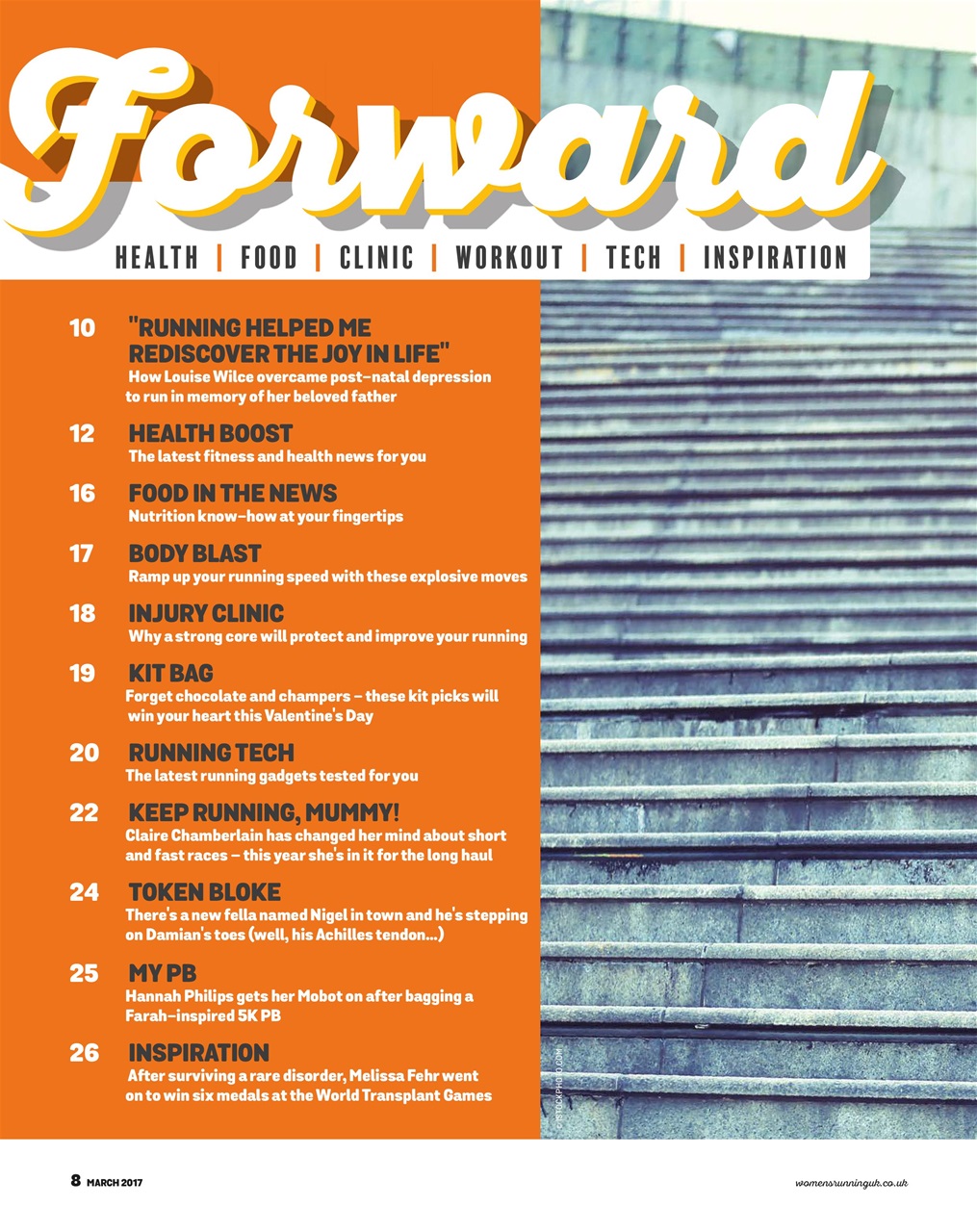 Women’s Running Preview Pages