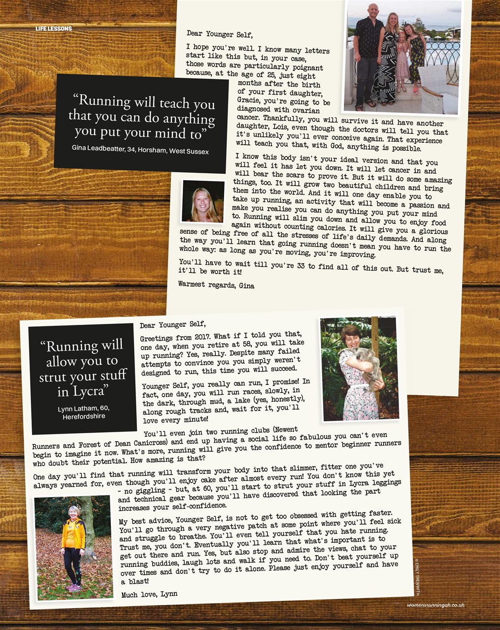 Women’s Running Preview Pages