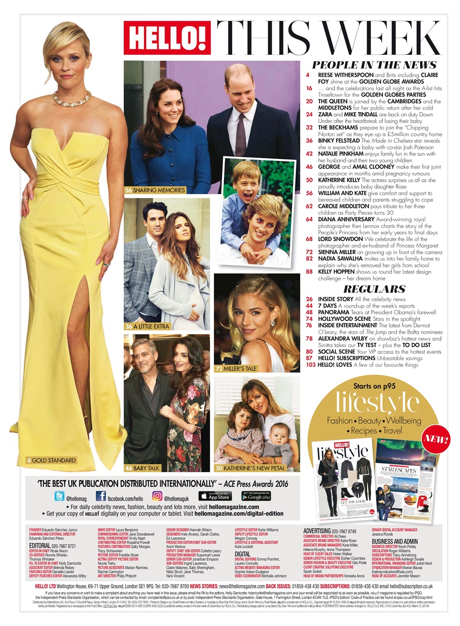 Hello! Magazine Preview Pages