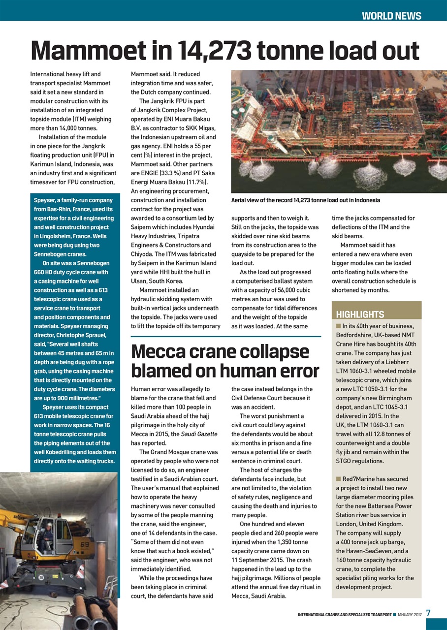 Int. Cranes and Specialized Transp Preview Pages