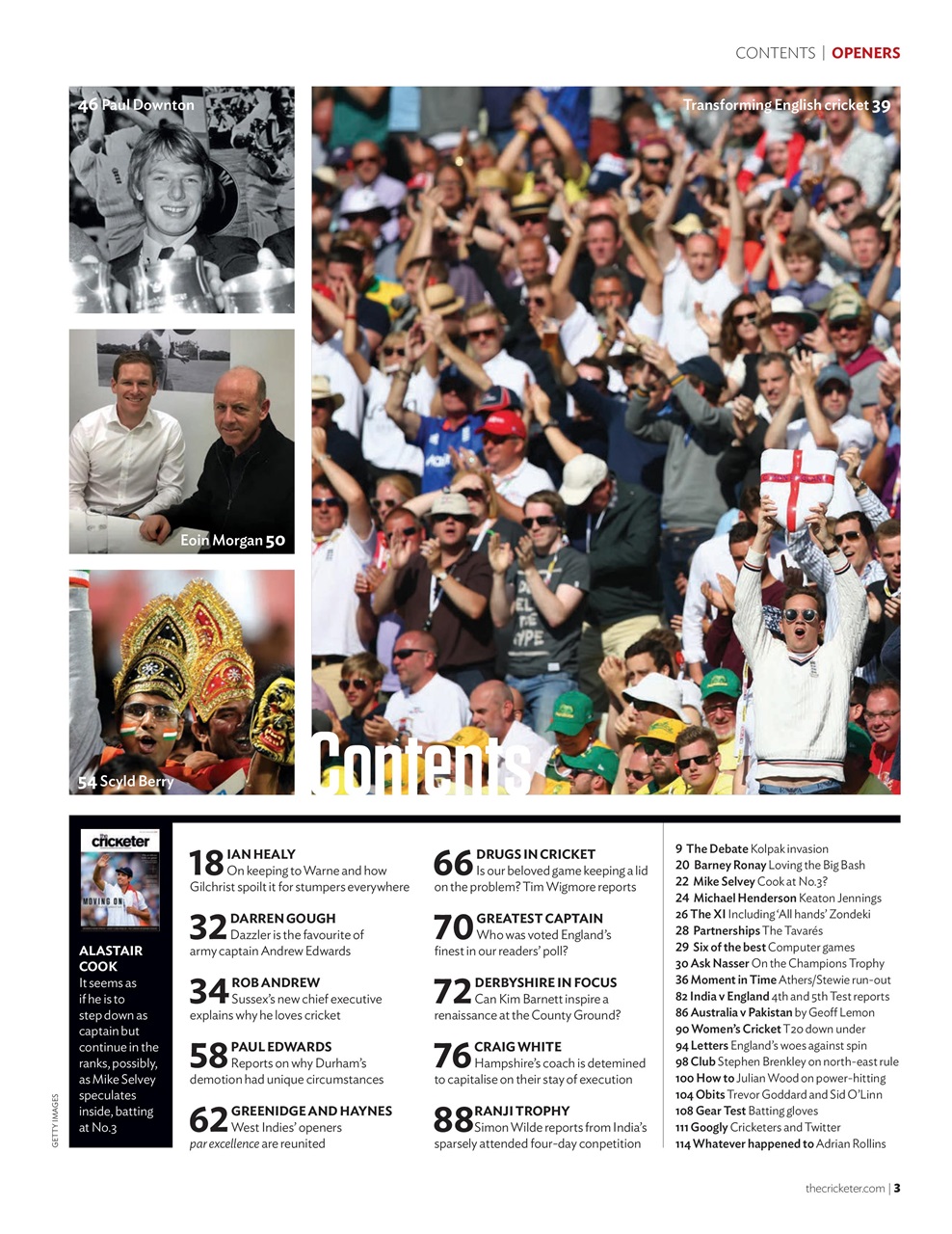 The Cricketer Magazine Preview Pages
