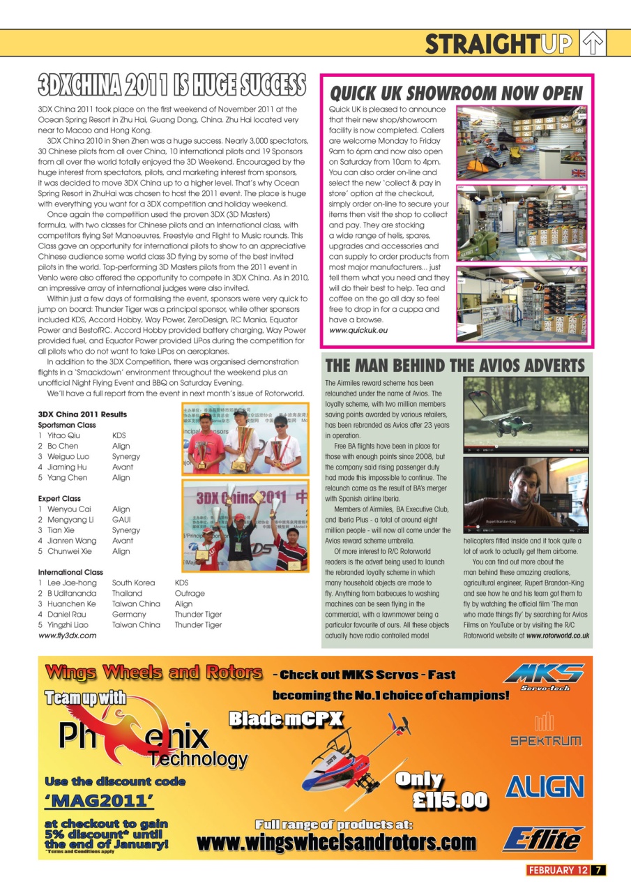 Radio Control Rotor World Preview Pages