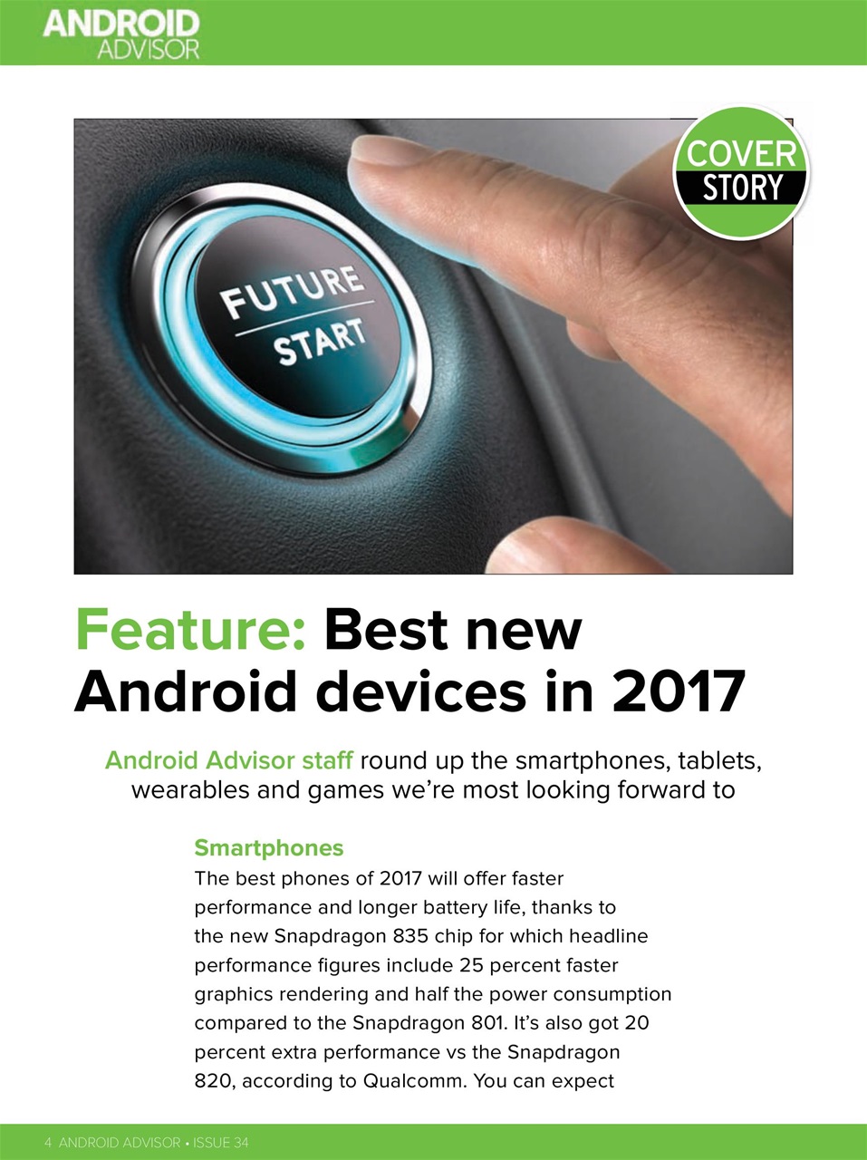 Android Advisor Preview Pages