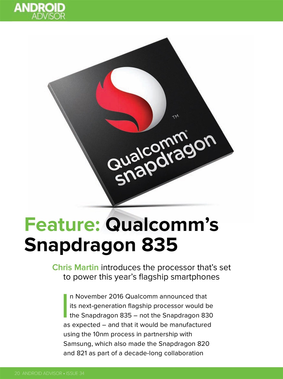 Android Advisor Preview Pages