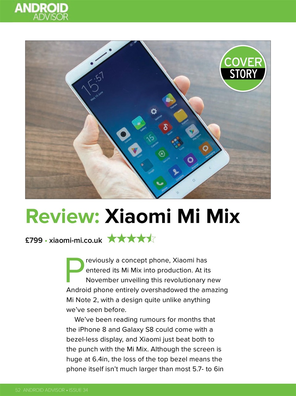 Android Advisor Preview Pages