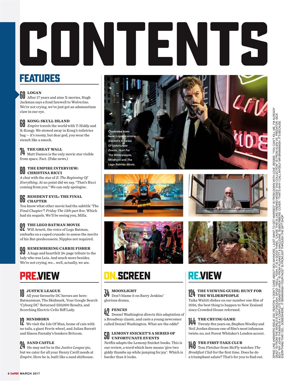 Empire Preview Pages