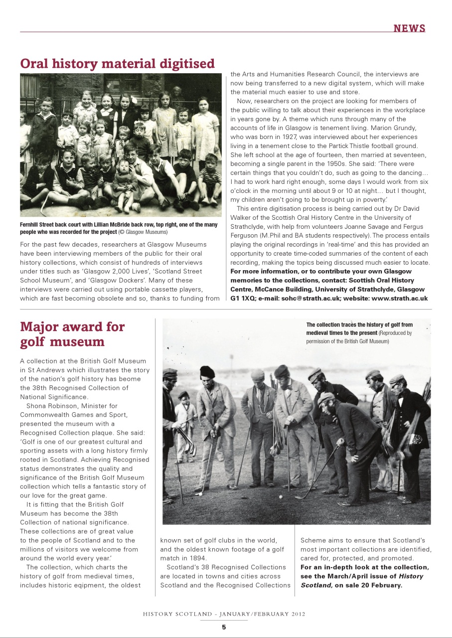 History Scotland Preview Pages