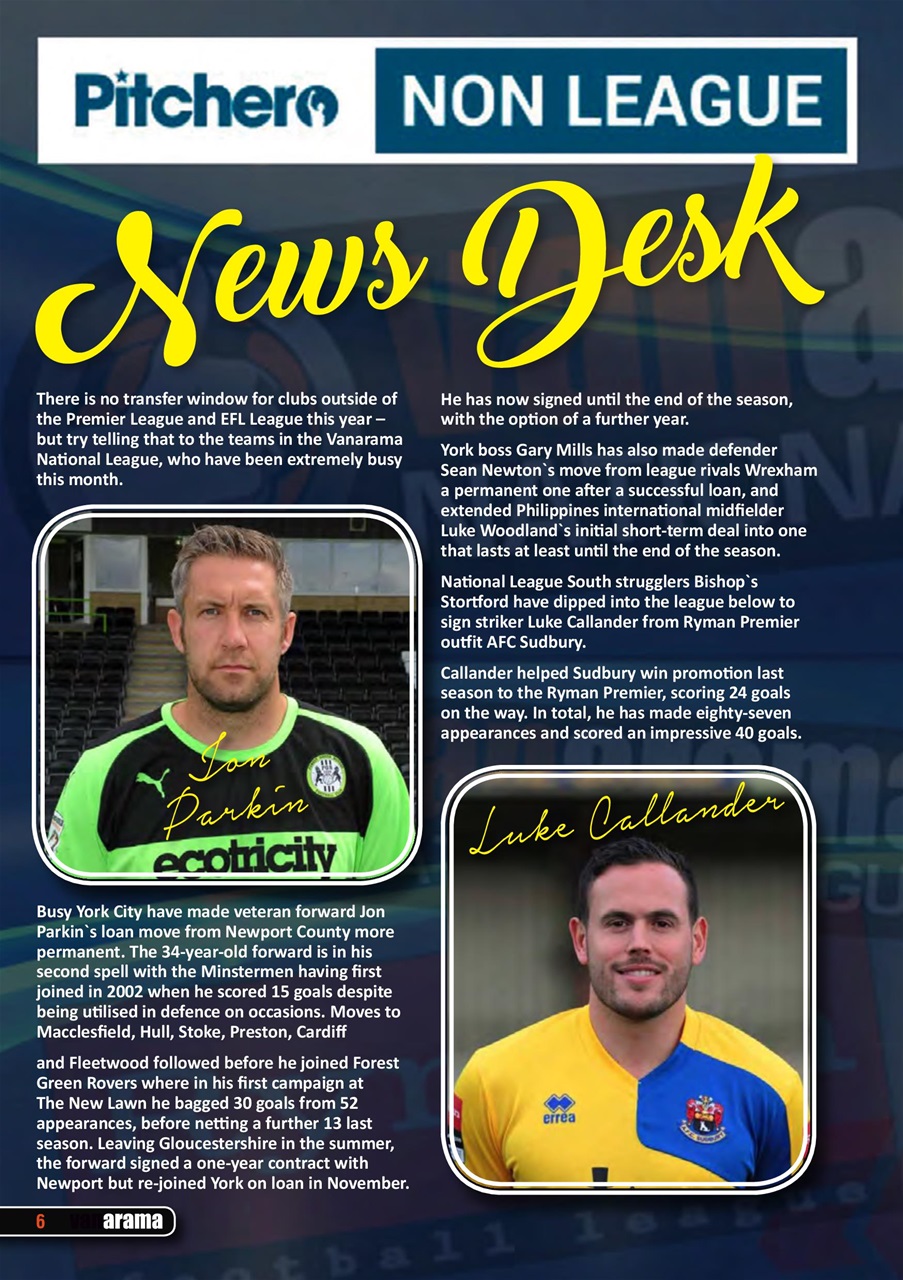 TheNonLeague Magazine Preview Pages