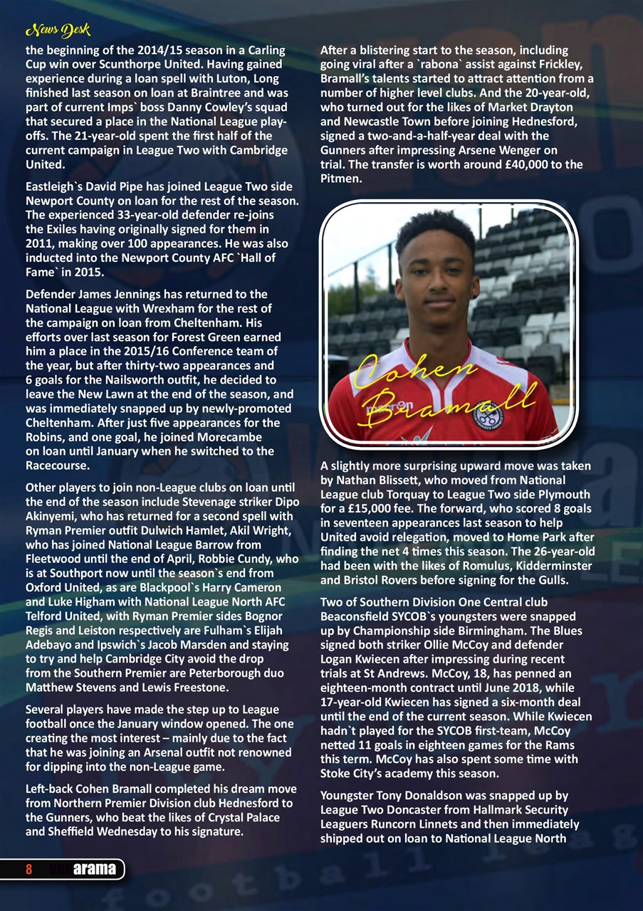 TheNonLeague Magazine Preview Pages