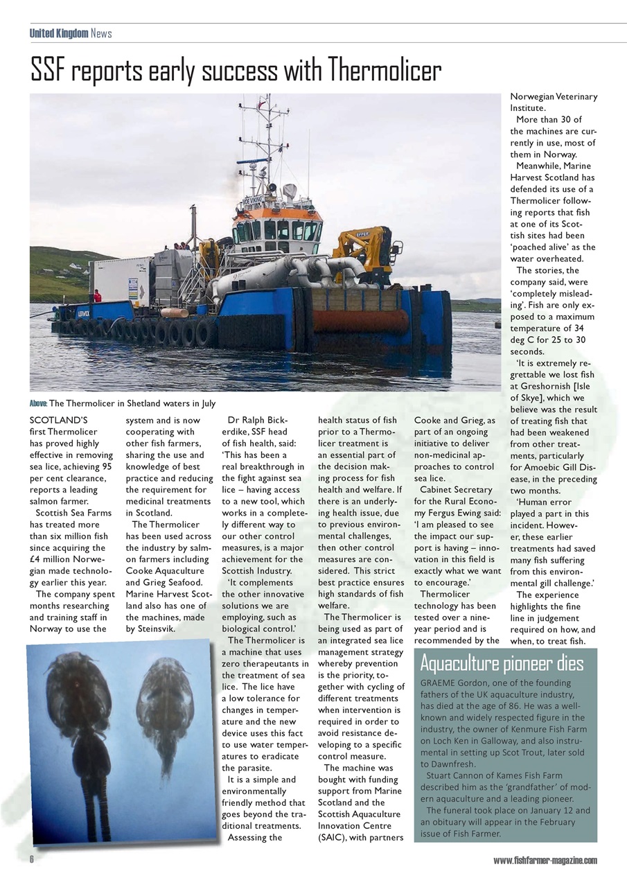 Fish Farmer Magazine Preview Pages