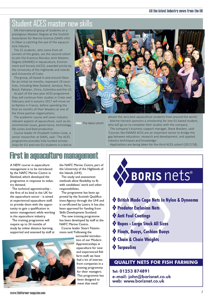 Fish Farmer Magazine Preview Pages