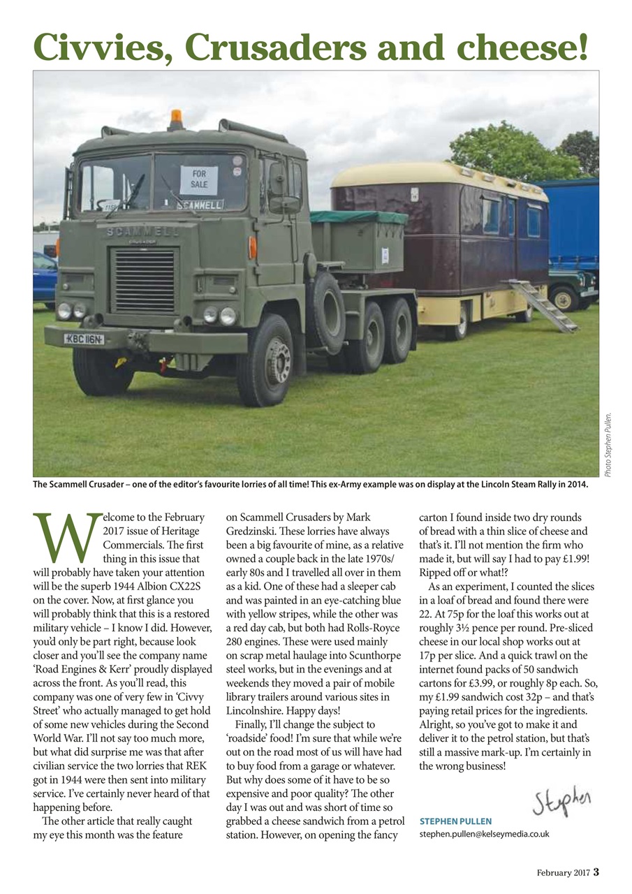 Heritage Commercials Magazine Preview Pages