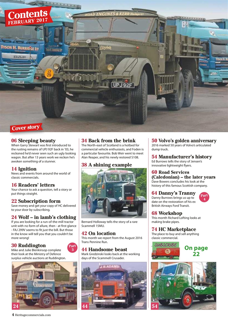 Heritage Commercials Magazine Preview Pages