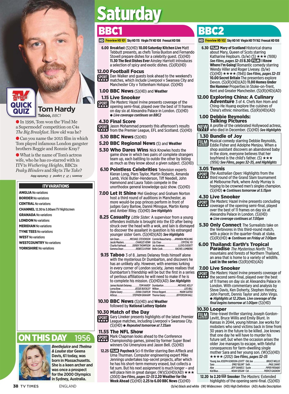 TV Times Preview Pages