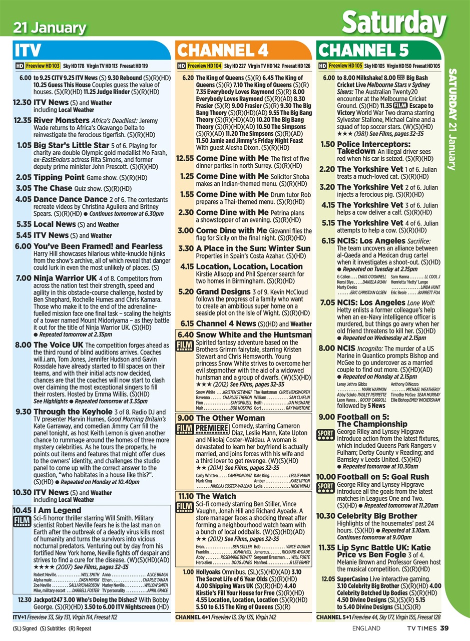 TV Times Preview Pages