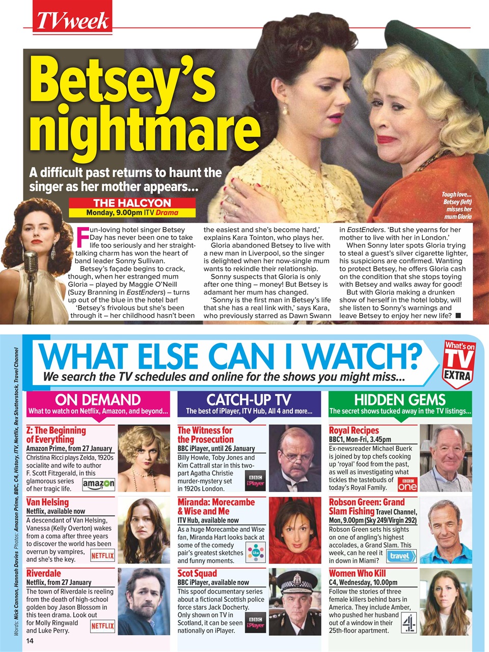What's on TV Preview Pages