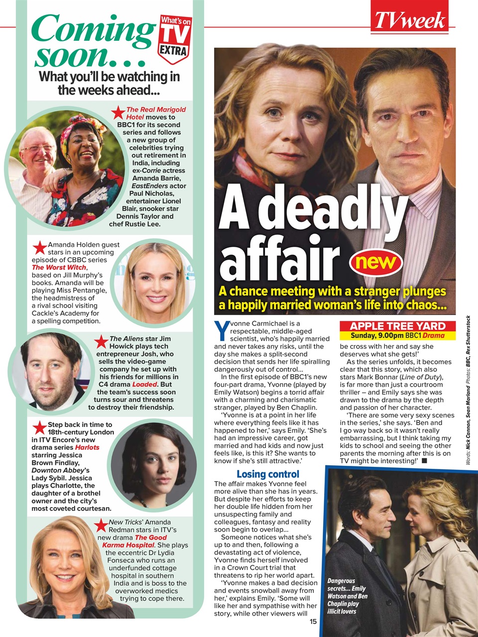 What's on TV Preview Pages